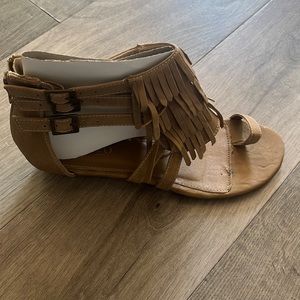 Bucco Boho Fringed Sandals